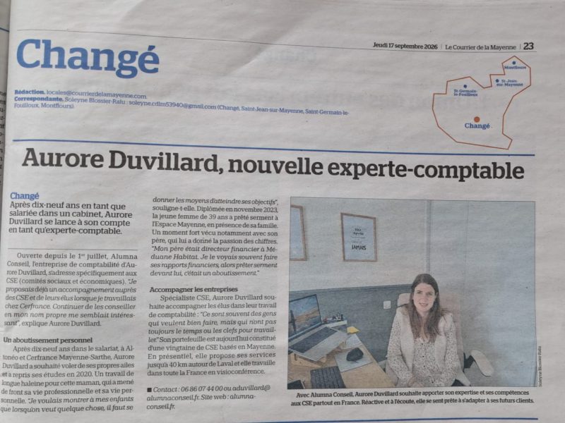 article courrier mayenne 17.09.26